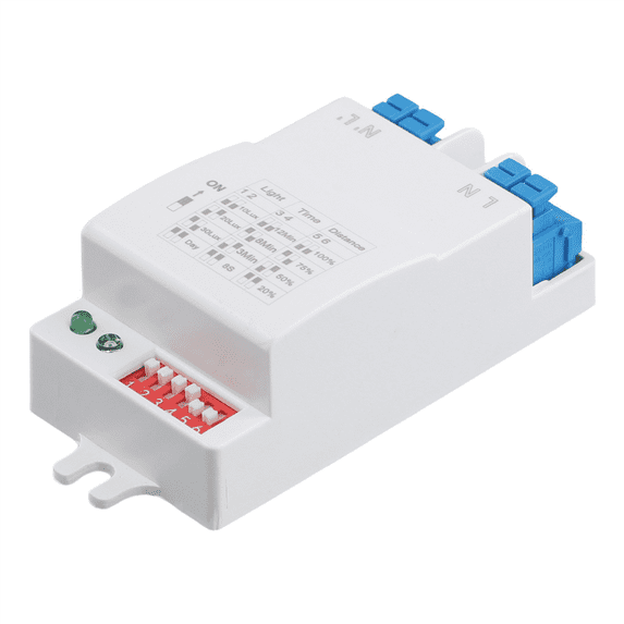 5.8GHz Microwave Radar Sensor Switch Controller 5-8m Human Body Induction On/Off AC220-240V LED Light