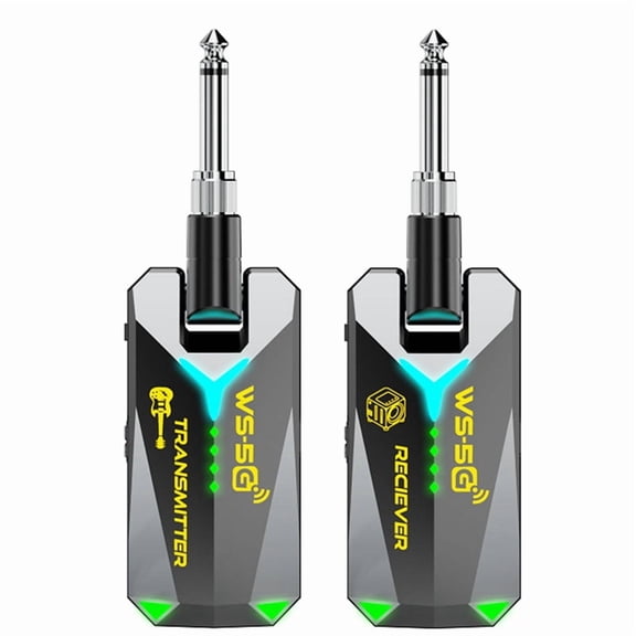 5.8GHz Wireless Guitar Transmitter Receiver System Sound Transmitter and Receiver for Electric Guitar Violin Instruments