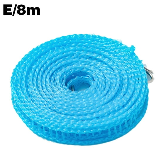 5/8M Portable Clotheslines Windproof Fence-Type Clothesline for Outdoor Clothesline Drying Travel Indoor Home Rack N7H5