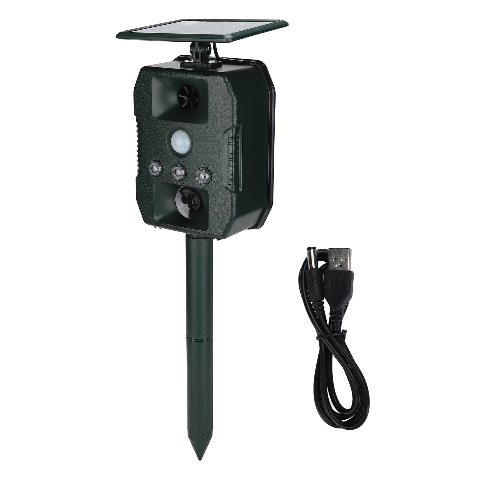 5.8V/200mA Solar Animal Repeller Smart Ultrasonic Mole Repellent with