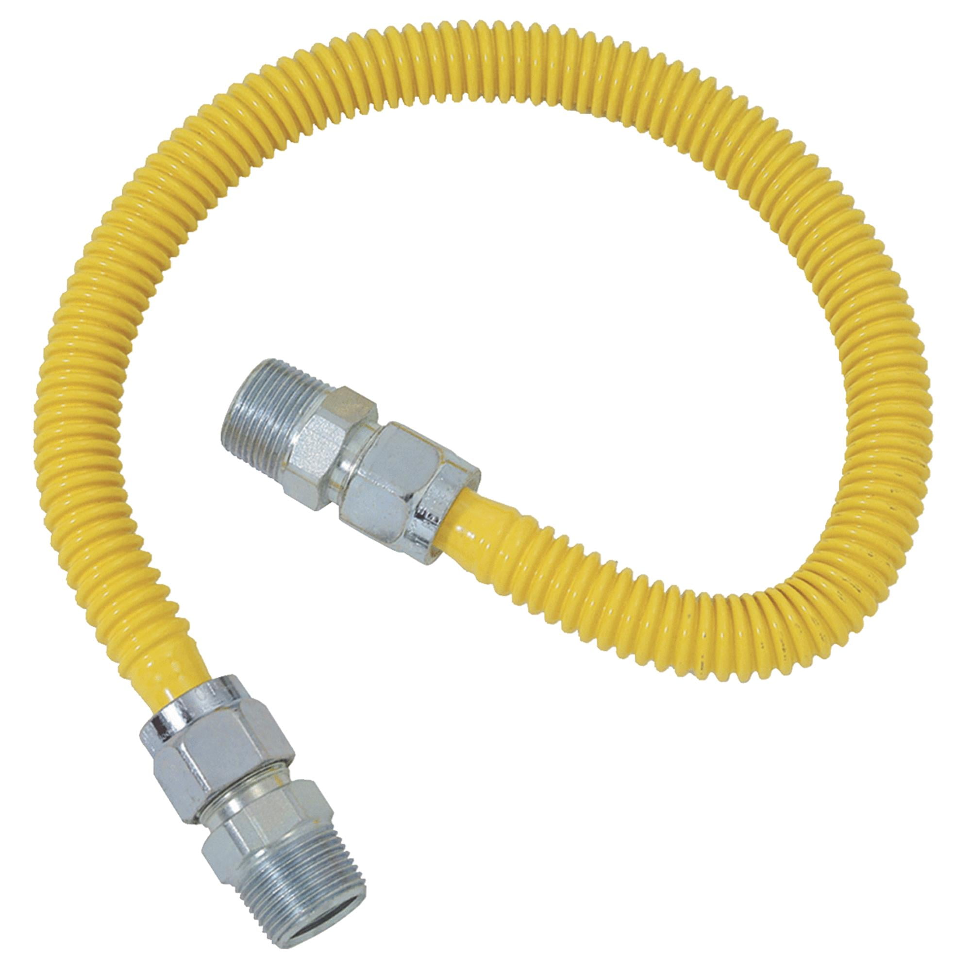 BrassCraft Gas Connector Stainless Steel - 5/8 X 24, 24 In Hose, Multicolor
