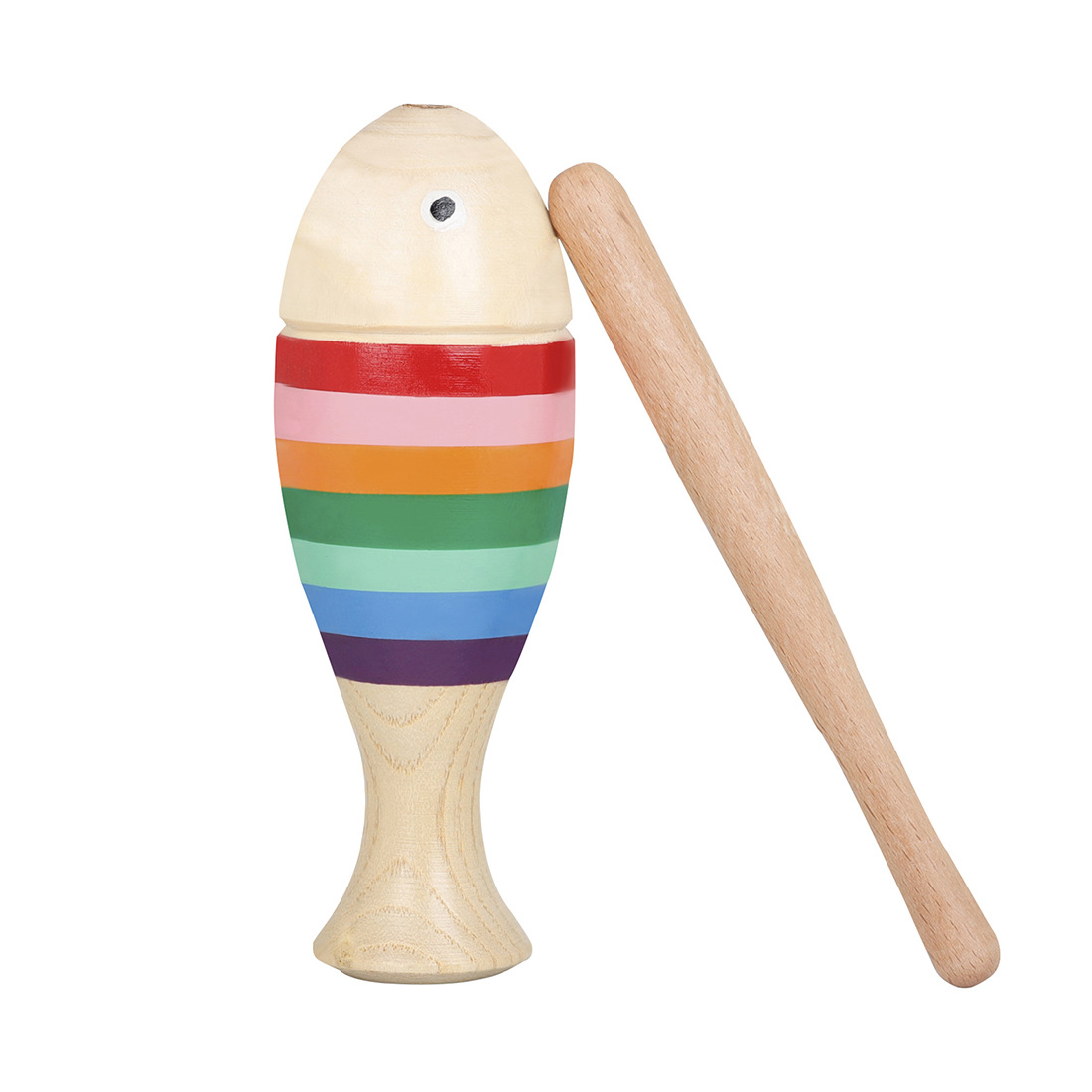 (5.8inch) Fishshaped Wood Instruments For Kids,small Instruments