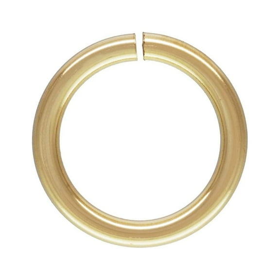 5.8mm 14 Karat Solid Yellow Gold Open Jump Ring