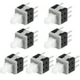 thumbnail image 1 of 5.8x5.8x10mm PCB DIP Tact Tactile Push Button Switch Self Lock 6 Pin 7PCS, 1 of 4