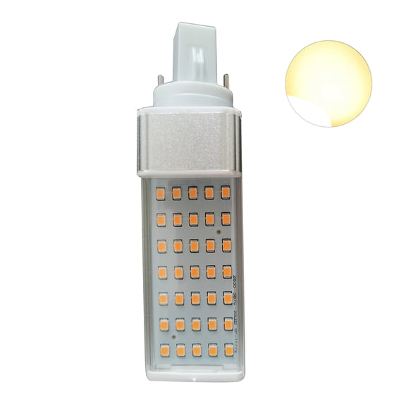 5/9/7W E27/G24/G23 2700/6500K 2835 Horizontal Plug Lamp LED Corn Bulb Spot Light