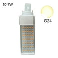 thumbnail image 1 of 5/9/7W E27/G24/G23 2700/6500K 2835 Horizontal Plug Lamp LED Corn Bulb Spot Light, 1 of 6