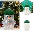 thumbnail image 1 of 5.9" Cute Snowman Glass Cup with Straw, 20oz Tumbler for Iced Coffee, Tea & Juices - Adorable Gift for Women, Friends, and Kids, Reusable Glass Jar with Lid for Home or Office, 1 of 5