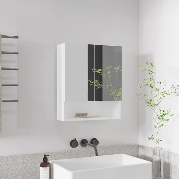 5.9" Deep, Three Shelves - Open Shelf for Quick Access - Wall Mounted in Bathroom - Quick and Simple Assembly