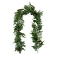 thumbnail image 1 of 5.9 Ft Christmas Garland for Mantle Christmas Norfolk Pine Garlands with Pinecones Faux Long Needle Pine Garland for Stairs Railing Fireplace Table Decor, 1 of 6