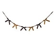 thumbnail image 1 of 5.9 Ft Christmas Velvet Bow Garland Banner Decoration For Xmas Tree Fireplace, 1 of 9