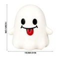 thumbnail image 1 of 5.9" Halloween Squishy Set, Soft Slow-Rising Ghost & Pumpkin, Halloween Party Favors, 1 of 4