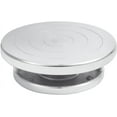 thumbnail image 1 of 5.9 Inch Aluminium Alloy Rotated Turntable Sculpting Pottery Wheel Rotary Wheel Polymer Clay Tools for Craft Display Stand Pottery Turntable DIY Baking Cake Platinum 1pc, 1 of 9