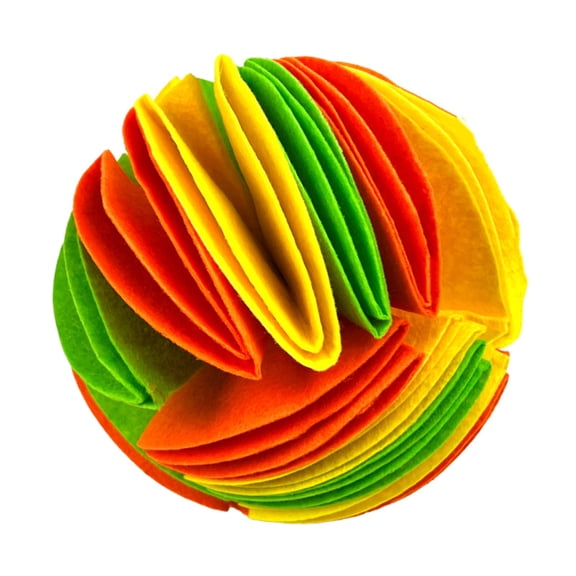 5.9 Inch Dog Snuffle Ball, Interactive Sniffing Training Toy for Dogs, Slow Feeder Puzzle Ball for Small Medium Large Dogs, Washable Pet Enrichment Toy for Boredom, IQ Training & Stress Relief