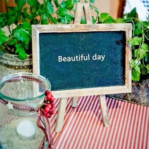 5.9 Inch Mini Wood Display Easel, 10 Pcs Tabletop Easels for Displaying Photos, Picthres