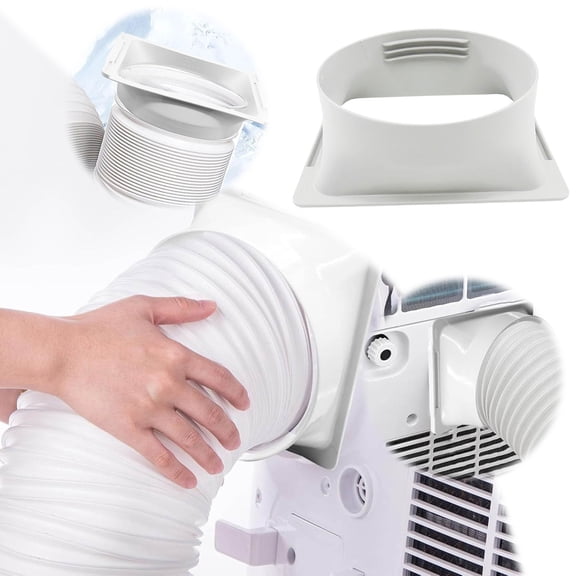 5.9 Inch Portable Air Conditioner Exhaust Hose Coupler, Mobile AC Unit Tube Connector, AC Hose Extension Connector Air Conditioning Accessories