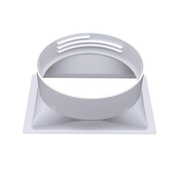 5.9 Inch Portable Air Conditioner Exhaust Hose Coupler Portable Air Conditioner Exhaust Hose Coupler Window Adapter A/C Connector, 5.9 inch A/C Coupler Connector, Suit for Air Conditioning White