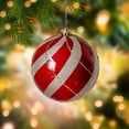 thumbnail image 1 of ​5.9 Inch Red Christmas Ball Ornament - Plastic Hanging Decor for Tree/Store Window Display (Single Piece)​​ Red, 1 of 6