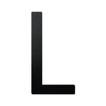 5.9 Inch Self Adhesive Mailbox Numbers (A-Z, Black), Modern Acrylic Door Address Sign Stickers for Residence Apartment Office, Black Letter House Numbers - Enhance Home & Business Style