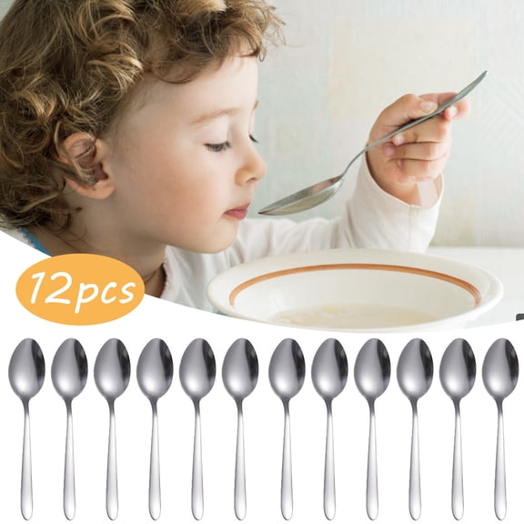 5.9 Inches Stainless Steel Coffee & Tea Spoon,12-Piece Cute Mini Spoons For Dessert,Small Espresso Spoons For Dessert,Cute Tiny Spoon