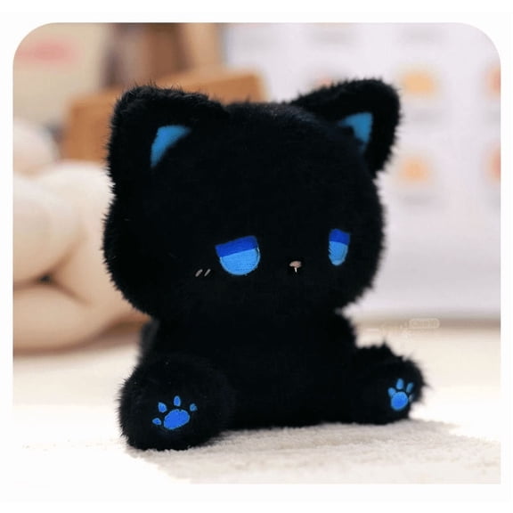 5.9" Kawaii Plush Toys, Emo Cat Emo Bear Plush Dolls High-quality Plush Kitten and Bear Dolls Cute Companion Doll Creative Desktop Decor, Birthday Gifts Easter Gifts Valentine's Day Gifts