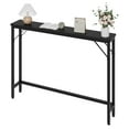 thumbnail image 1 of 5.9" Narrow Sofa Table, Skinny Console Table with Storage, Slim Behind Couch Table for Living Room, Entryway, Hallway, Foyer, 1 of 8