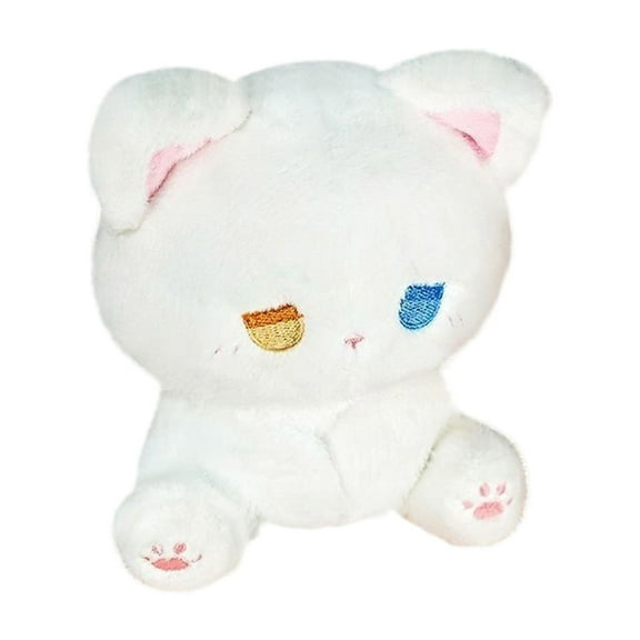 5.9" Sad Cat Plush Toy - Cute Pouting Cat Stuffed Animal with Expressive Eyes - Soft Emotional Support Kitten Doll for Desktop Decor - Creative Mood Gift for Teens and Adults