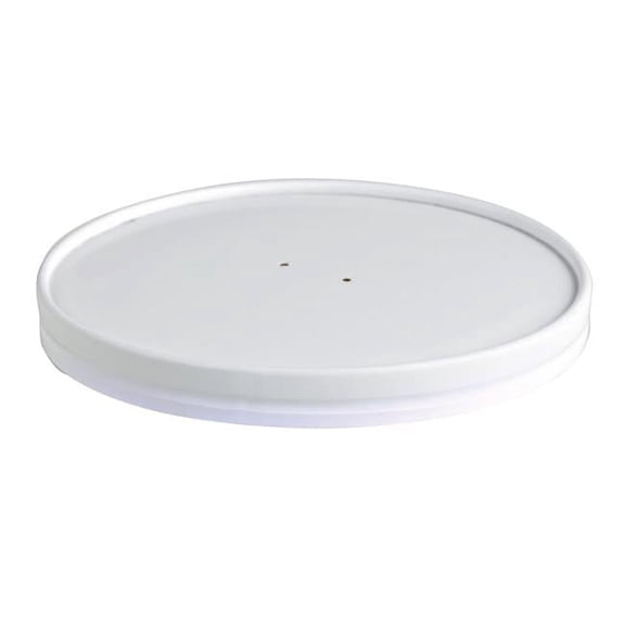 5.9 in. Vented Paper Lid for 210 Piece Range - 360 Piece