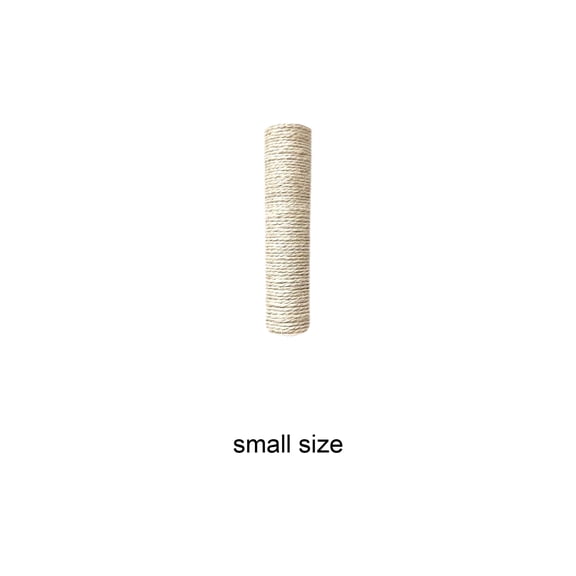 5.9 x 2.3in Sisal Cat Scratching Post, Cage Mounted Scratch Board, Natural Hemp Rope, Claw Grinding and Grooming Pet Supply, A