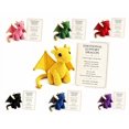 thumbnail image 1 of 5.9 x 3.1Inch Emotional Support Dragon Pocket Buddy, Hand Sewn Crochet Dragon Plush Keepsake with Uplifting Message Card, Mental Calming Office Decor, One-of-a-Kind Whimsical Present for Collectors, 1 of 7