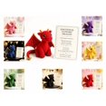 thumbnail image 1 of 5.9 x 3.1Inch Emotional Support Dragon Pocket Buddy, Inspirational Crochet Animals Stress Relief Gifts,Handmade Knitted Wing Dragon Desk Keepsake with Motivational Cards, 1 of 7