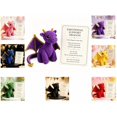 thumbnail image 1 of 5.9 x 3.1Inch Emotional Support Dragon Pocket Buddy, Inspirational Crochet Animals Stress Relief Gifts,Handmade Knitted Wing Dragon Desk Keepsake with Motivational Cards, 1 of 7