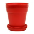 thumbnail image 1 of Mintra Garden - 15cm Round Garden Pots 4pk - (15cm Diameter - 5.9inW x 5.5inH), 1 of 9