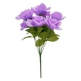 thumbnail image 1 of 5.9''x13.77''Fake Roses,1pc Artificial Flowers for Mother's Day Decor, Uv Resistant Fake Flowers,Faux Roses for Wedding Home Cemetery Outdoor Grave Spring Decorations(Purple), 1 of 9