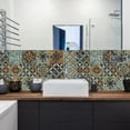 thumbnail image 1 of 5.9"x5.9"24pcs Multicolor Heat Resistant Peel and Stick Tile Splashback,Premium Backsplash Peel and Stick Tile for Kitchen Bathroom Stick Subway Tiles, 1 of 7