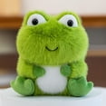 thumbnail image 1 of 5.91 Inch Cute Green Frog Plush Toy Soft Stuffed Animal with Smiling Face Kawaii Plush for Kids Comfort Desk Decor And Gift, 1 of 6