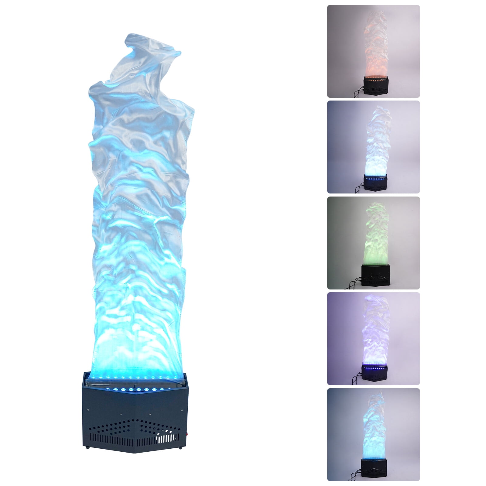 5.91ft LED Flame Lamp Stage Lights, 130W fire Atmosphere Lamp, for Stage DJ Party Lighting Christmas Nightclub, Black