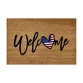 thumbnail image 1 of TOPRenddon 4th of July Non-Slip Welcome Mat - Patriotic Absorbent Doormat for Front Door, Memorial Day Decor - Waterproof Kitchen/Bath Rug - 15.75x23.62 Inch Red White Blue Indoor/Outdoor Mat, 1 of 3