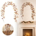 thumbnail image 1 of 5.9FT Fall Garland with Acorn, Pumpkin and Red Berries - Artificial Harvest Thanksgiving Garland for Indoor Outdoor Home Fireplace Mantle Autumn Holiday Christmas Decor, 1 of 6