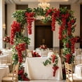 thumbnail image 1 of 5.9Ft Artificial Garland - Forsythia and Wisteria Artificial Flower Garland Window Door Railing Wedding Decor, 1 of 6