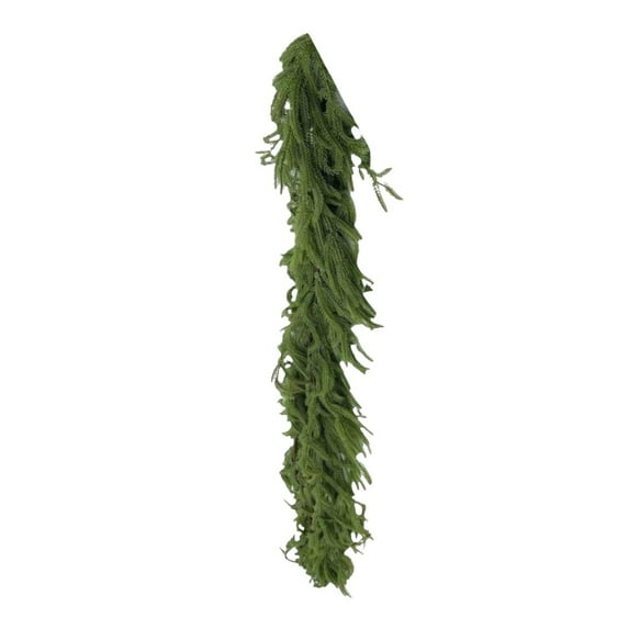 5.9ft Christmas Cedar Garland â Artificial Pine Garland for Mantle & Fireplace, Holiday Party Home Decoration (126 Vine Branch)