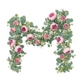 thumbnail image 1 of 5.9ft Eucalyptus Garland for Flowers-Rose, Artificial Fake Flowers Greenery Garland Floral Vines for Decoration Party Wedding Table Indoor Outdoor Backdrop Wall Decor, Purple, 1 of 6