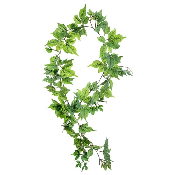 5.9ft Fall Maple Leaf Garland, Artificial Autumn Vine with Leaves for Thanksgiving Christmas Home Decor, Wedding Party Hanging Decoration