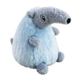 thumbnail image 1 of 5.9in Anteater Plush Toy, Soft Round Stuffed Animal Doll with Long Snout and Curved Tail for Wildlife Themed Room Decoration and Collectible Display,Blue, 1 of 6