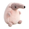 thumbnail image 1 of 5.9in Anteater Plush Toy, Soft Round Stuffed Animal Doll with Long Snout and Curved Tail for Wildlife Themed Room Decoration and Collectible Display,Pink, 1 of 6