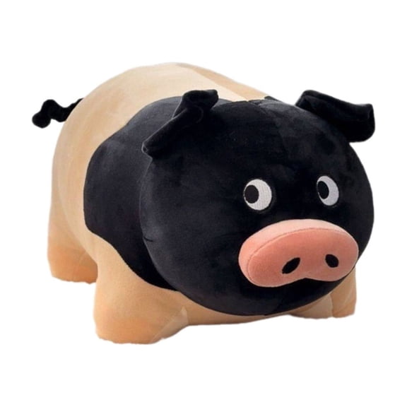 5.9in Cute Spotted Pig Plush Toy, Super Soft and Huggable Stuffed Animal, Perfect Cuddle Buddy for Bedtime and Playtime, Adorable Room Decor and Gift for All Ages A