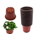 thumbnail image 1 of 5.9in Plants Pot 100 Pcs Plastic Nursery Seedlings Flower Plant Pots for Indoor Outdoor, 1 of 5