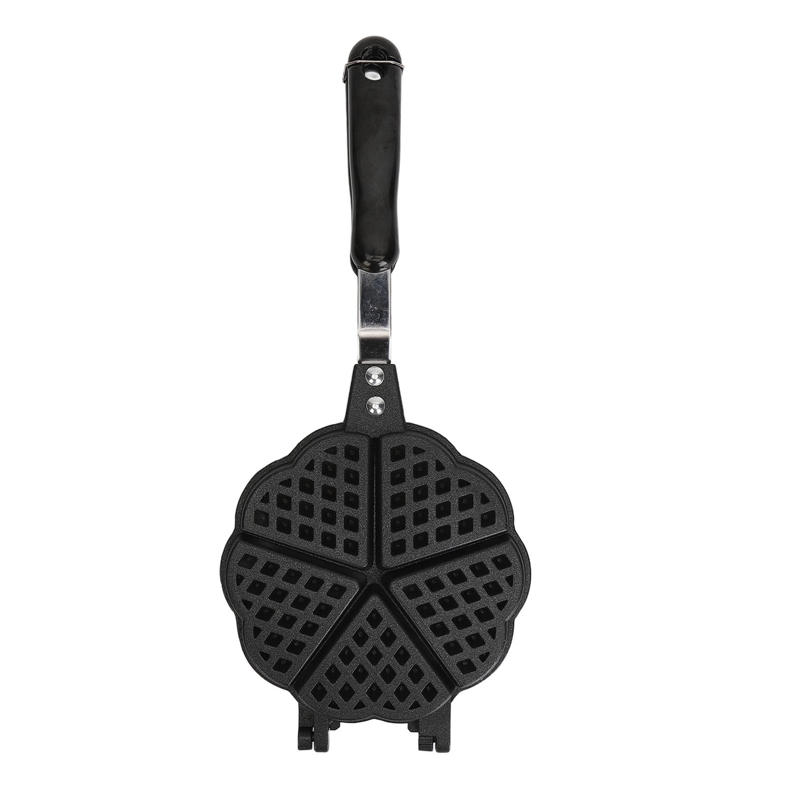 5.9in Waffle Maker Pan Aluminum Alloy Plastic Easy To Clean Mini Waffle