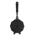 5.9in Waffle Maker Pan Aluminum Alloy Plastic Easy To Clean Mini Waffle