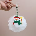 thumbnail image 1 of 5.9inch Christmas Themed Bath Balls Multicolor with Santa Claus Elks Bath Sponge Flower for Mesh Brush Ball Bath Bath Towel Exfoliating Spa Body Shower Holiday Gift, 1 of 3