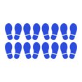 thumbnail image 1 of 5.9x2.5" Footprints Floor Stickers Footprint Wall Stair Decal Sticker, Blue 8 Pairs, 1 of 6